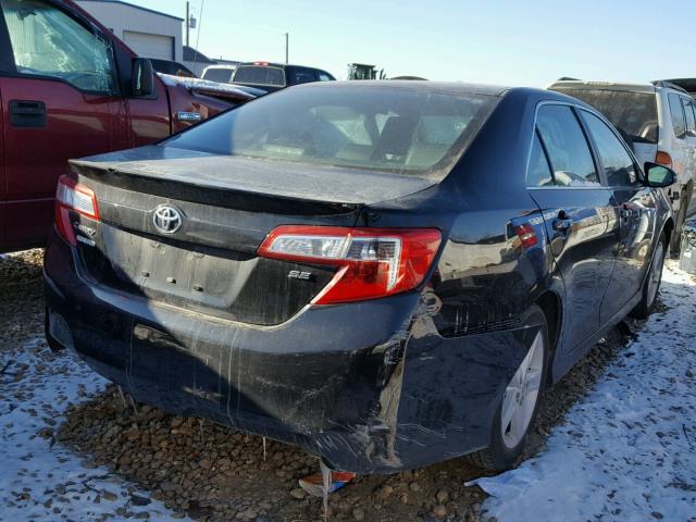 4T1BF1FKXDU638742 - 2013 TOYOTA CAMRY L BLACK photo 4