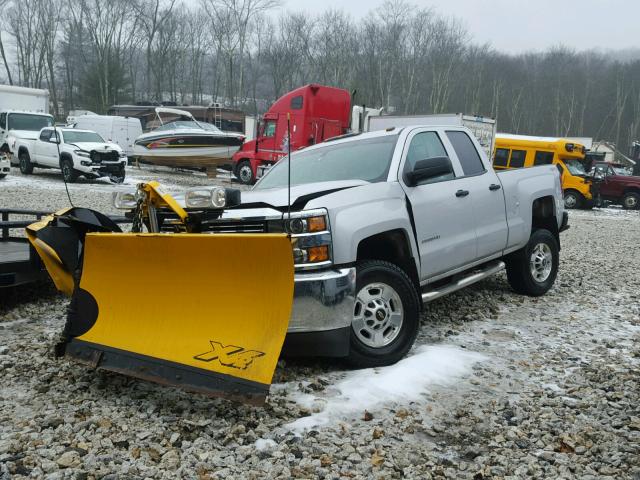 1GC2KUEGXFZ144210 - 2015 CHEVROLET SILVERADO SILVER photo 2