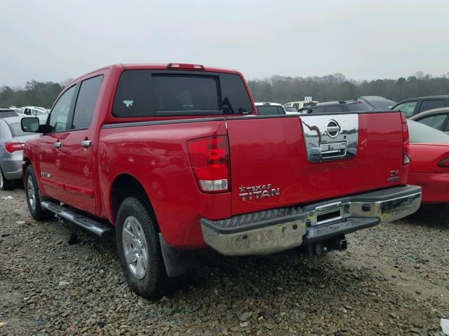 1N6BA0ED6BN326115 - 2011 NISSAN TITAN S RED photo 3