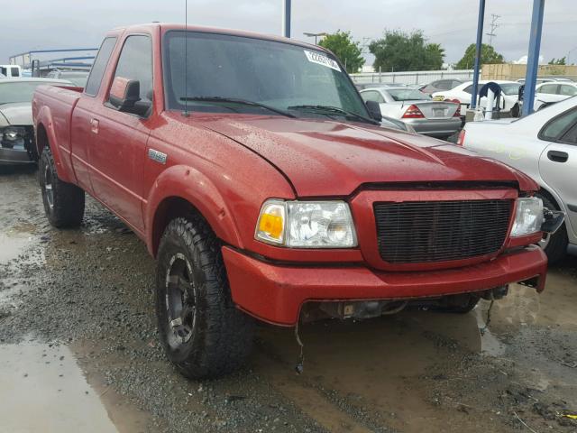 1FTKR1EE9BPB21239 - 2011 FORD RANGER SUP RED photo 1