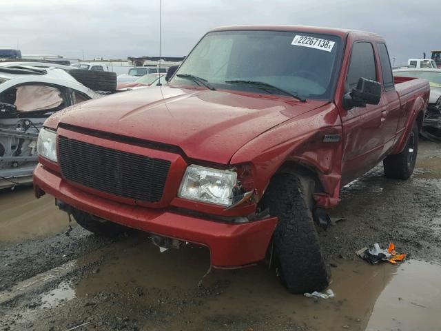 1FTKR1EE9BPB21239 - 2011 FORD RANGER SUP RED photo 2