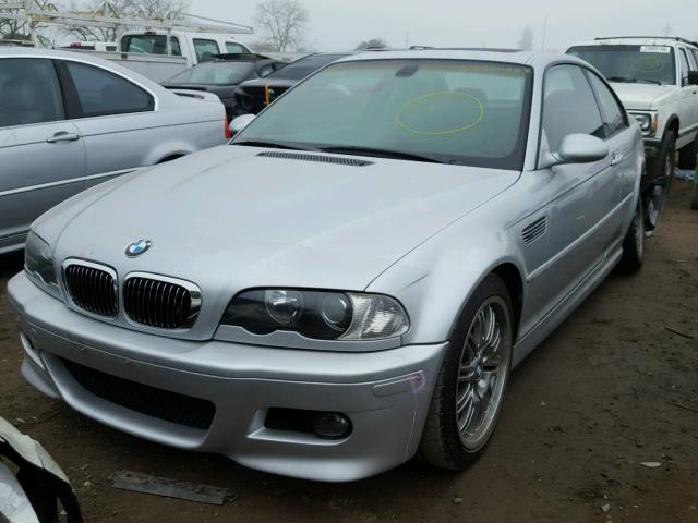 WBSBL93473JR19178 - 2003 BMW M3 SILVER photo 2