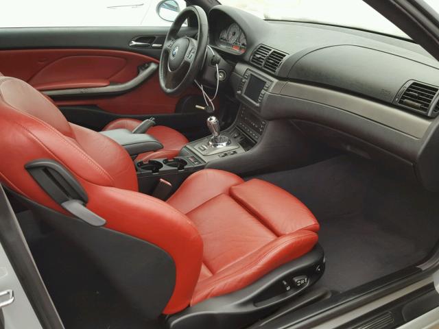 WBSBL93473JR19178 - 2003 BMW M3 SILVER photo 5
