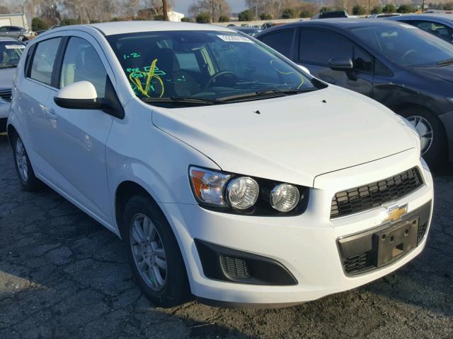 1G1JC6SG0G4125407 - 2016 CHEVROLET SONIC LT WHITE photo 1