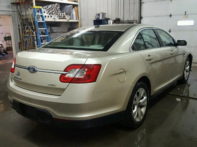 1FAHP2EW2AG157910 - 2010 FORD TAURUS SEL TAN photo 4