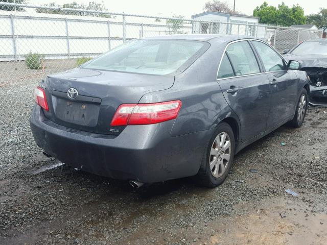 4T1BK46K59U082196 - 2009 TOYOTA CAMRY SE CHARCOAL photo 4