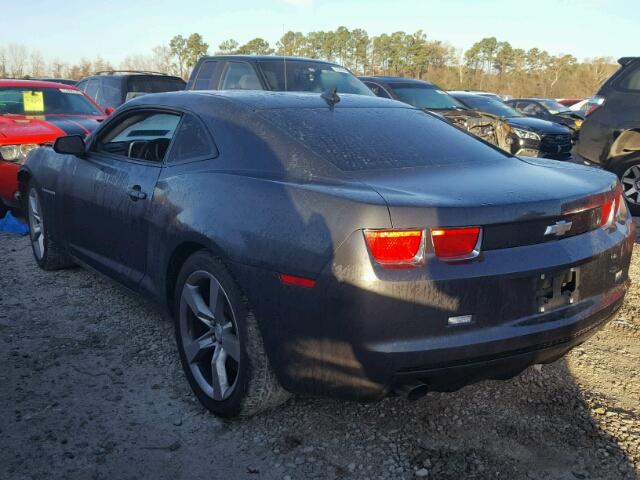 2G1FA1ED8B9150819 - 2011 CHEVROLET CAMARO LS CHARCOAL photo 3