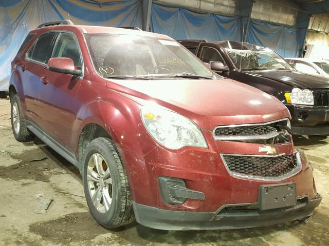 2CNFLEEC2B6392857 - 2011 CHEVROLET EQUINOX LT RED photo 1