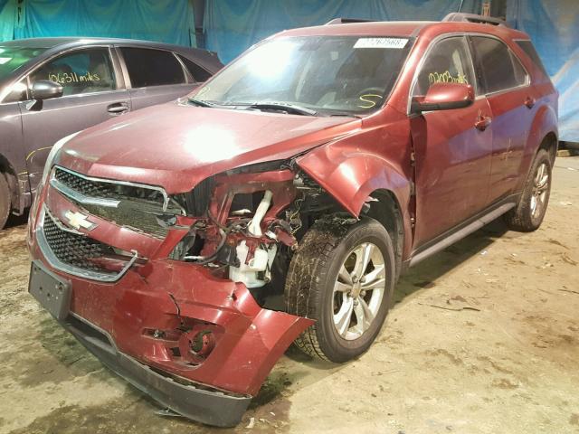 2CNFLEEC2B6392857 - 2011 CHEVROLET EQUINOX LT RED photo 2