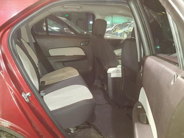 2CNFLEEC2B6392857 - 2011 CHEVROLET EQUINOX LT RED photo 6