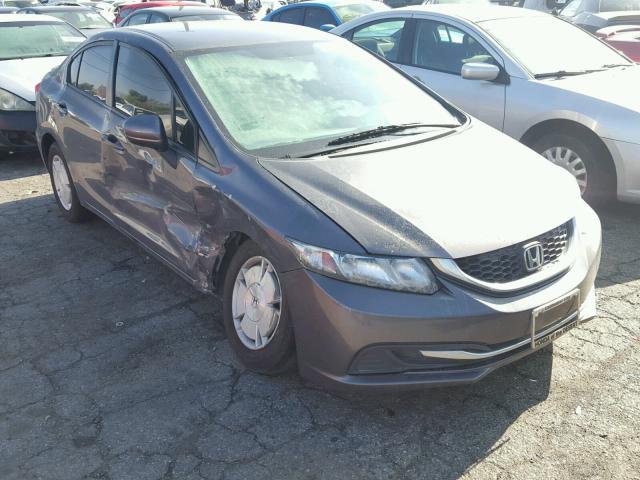 2HGFB2F63EH544430 - 2014 HONDA CIVIC HF GRAY photo 1