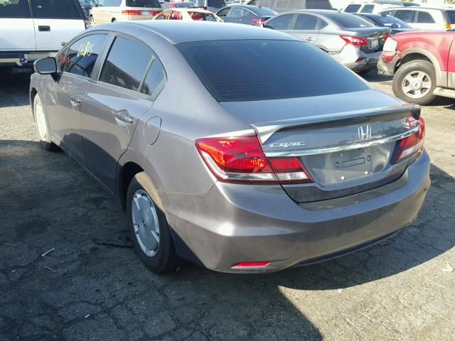 2HGFB2F63EH544430 - 2014 HONDA CIVIC HF GRAY photo 3