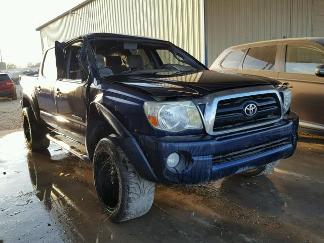 5TEJU62NX5Z107066 - 2005 TOYOTA TACOMA DOU BLUE photo 1