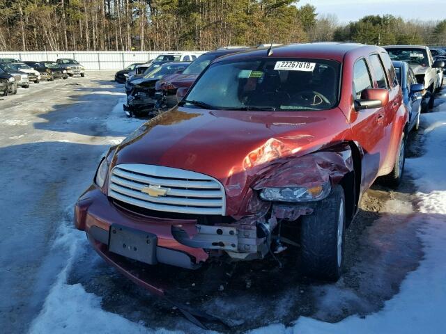 3GNDA23D38S524814 - 2008 CHEVROLET HHR LT MAROON photo 2