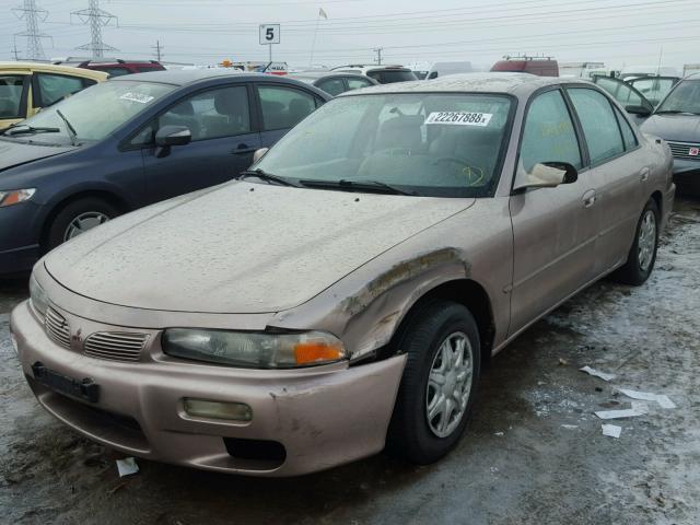 4A3AJ56G9VE067903 - 1997 MITSUBISHI GALANT ES GOLD photo 2