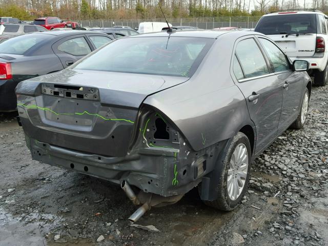 3FADP0L39AR354559 - 2010 FORD FUSION HYB GRAY photo 4