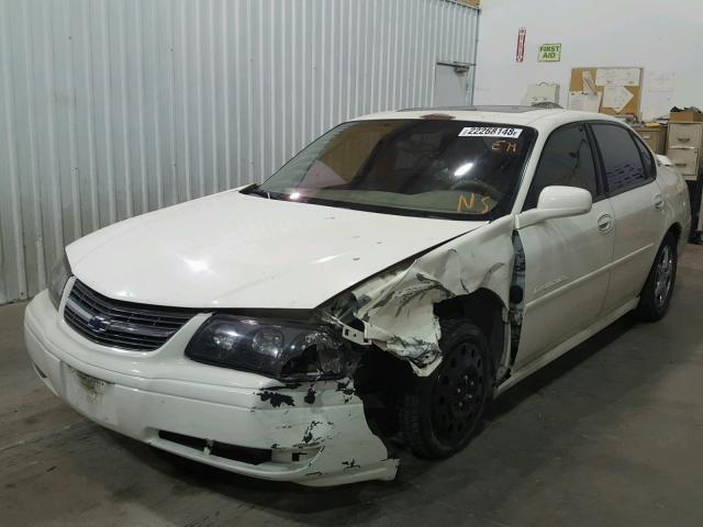 2G1WH52K449272778 - 2004 CHEVROLET IMPALA LS WHITE photo 2