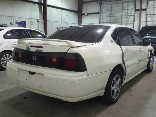 2G1WH52K449272778 - 2004 CHEVROLET IMPALA LS WHITE photo 4