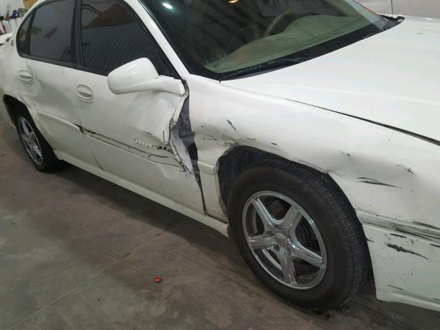 2G1WH52K449272778 - 2004 CHEVROLET IMPALA LS WHITE photo 9