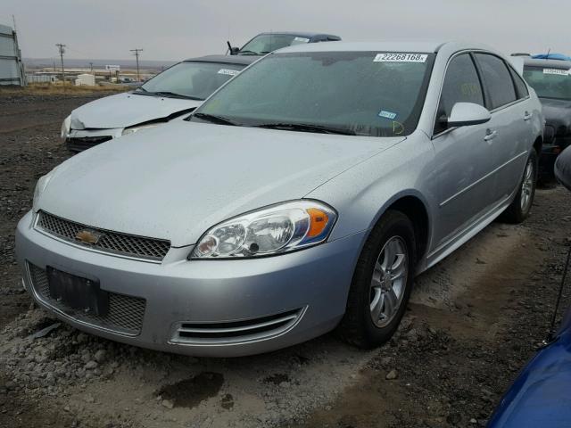 2G1WF5E3XC1220739 - 2012 CHEVROLET IMPALA LS SILVER photo 2