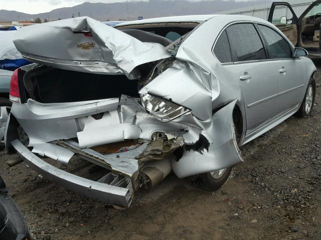 2G1WF5E3XC1220739 - 2012 CHEVROLET IMPALA LS SILVER photo 4