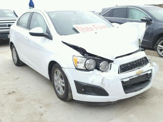 1G1JC5SH0G4142260 - 2016 CHEVROLET SONIC LT WHITE photo 1