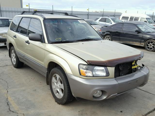 JF1SG65653H755290 - 2003 SUBARU FORESTER 2 GOLD photo 1