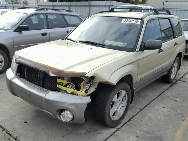 JF1SG65653H755290 - 2003 SUBARU FORESTER 2 GOLD photo 2