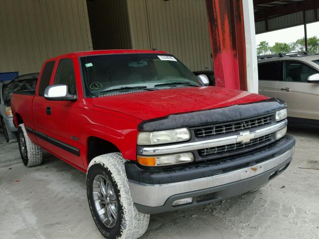 2GCEC19T721388173 - 2002 CHEVROLET SILVERADO RED photo 1