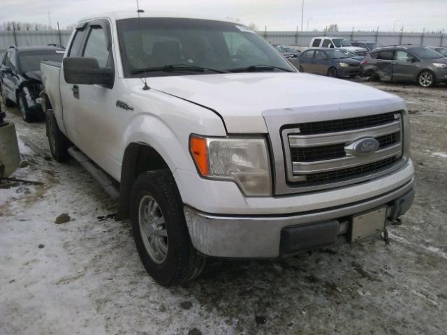 1FTFX1EF8DFD85688 - 2013 FORD F150 SUPER WHITE photo 1