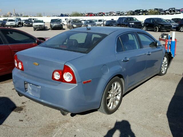 1G1ZK577294116428 - 2009 CHEVROLET MALIBU LTZ BLUE photo 4