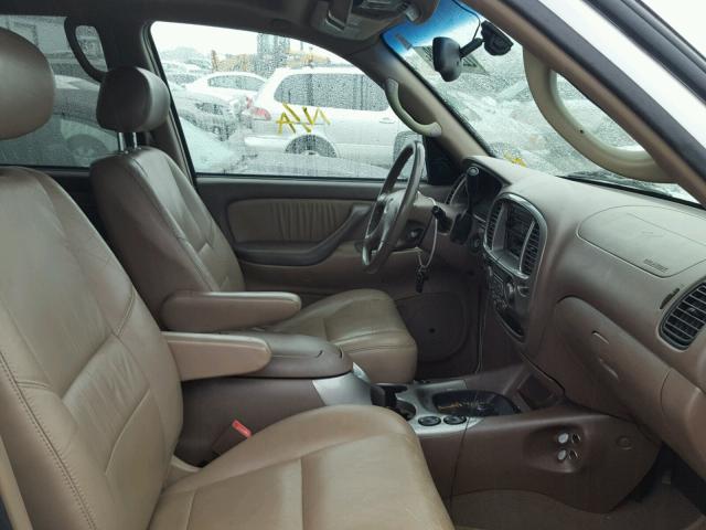 5TDZT38A71S013775 - 2001 TOYOTA SEQUOIA LI WHITE photo 5