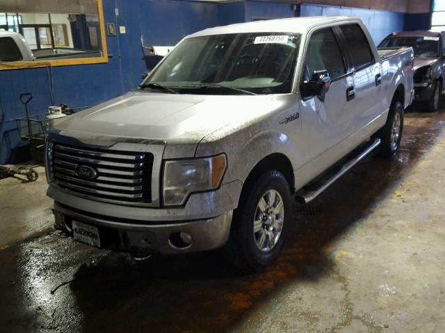 1FTFW1EV6AFD13233 - 2010 FORD F150 SUPER SILVER photo 2