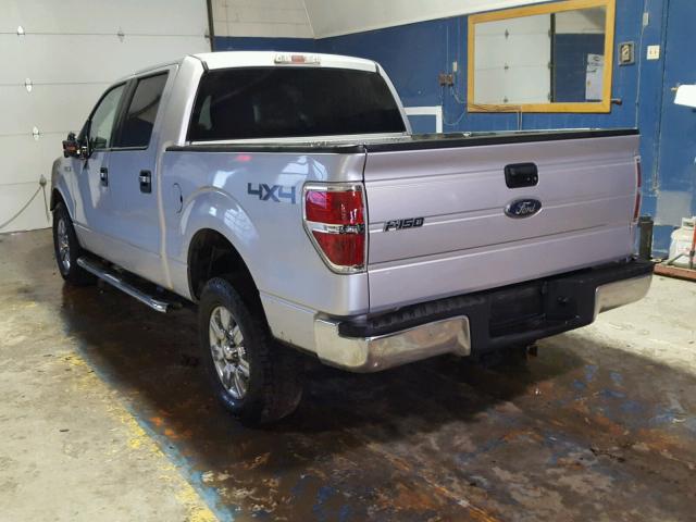 1FTFW1EV6AFD13233 - 2010 FORD F150 SUPER SILVER photo 3