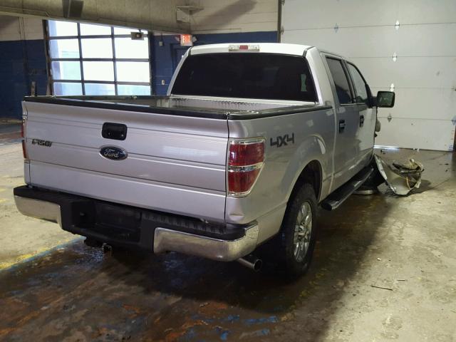 1FTFW1EV6AFD13233 - 2010 FORD F150 SUPER SILVER photo 4