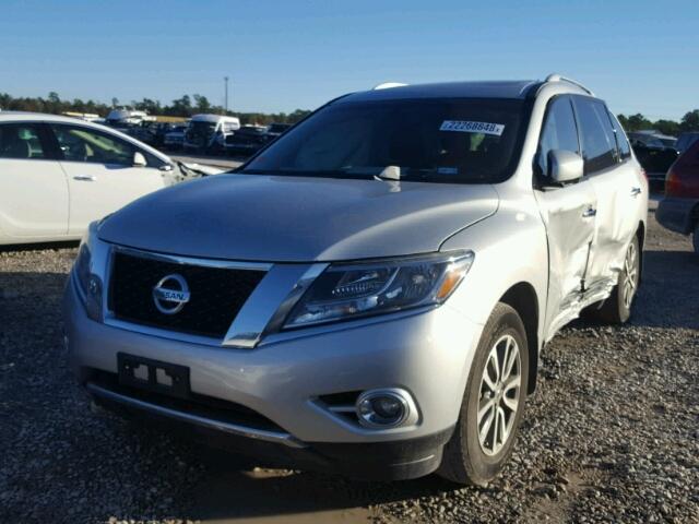 5N1AR2MN1FC621911 - 2015 NISSAN PATHFINDER GRAY photo 2