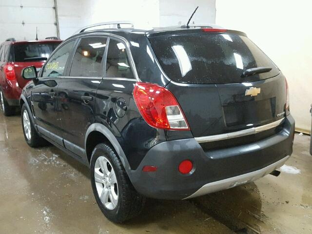 3GNAL2EK3ES609754 - 2014 CHEVROLET CAPTIVA LS BLACK photo 3