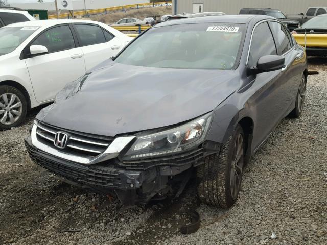 1HGCR2F53DA258595 - 2013 HONDA ACCORD SPO GRAY photo 2