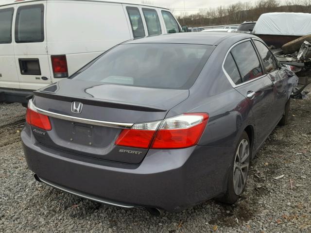 1HGCR2F53DA258595 - 2013 HONDA ACCORD SPO GRAY photo 4