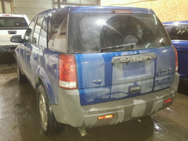 5GZCZ63435S862370 - 2005 SATURN VUE BLUE photo 3