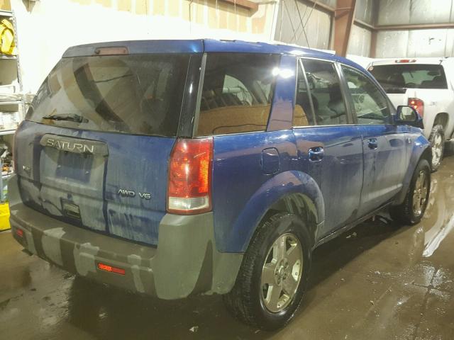 5GZCZ63435S862370 - 2005 SATURN VUE BLUE photo 4