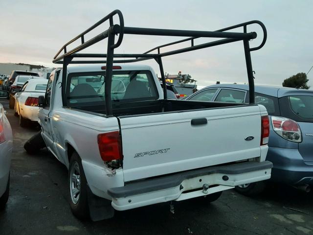 1FTYR10C9YPA02194 - 2000 FORD RANGER WHITE photo 3