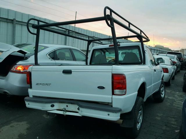 1FTYR10C9YPA02194 - 2000 FORD RANGER WHITE photo 4