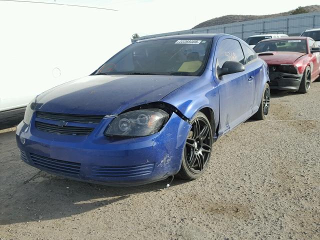 1G1AK15F367778870 - 2006 CHEVROLET COBALT LS BLUE photo 2