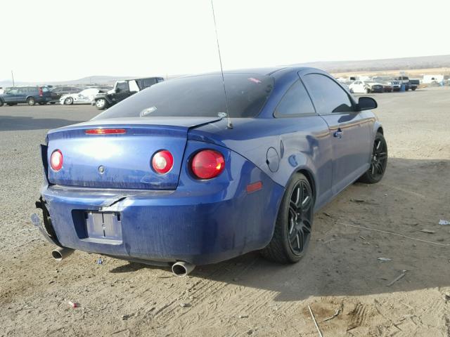 1G1AK15F367778870 - 2006 CHEVROLET COBALT LS BLUE photo 4