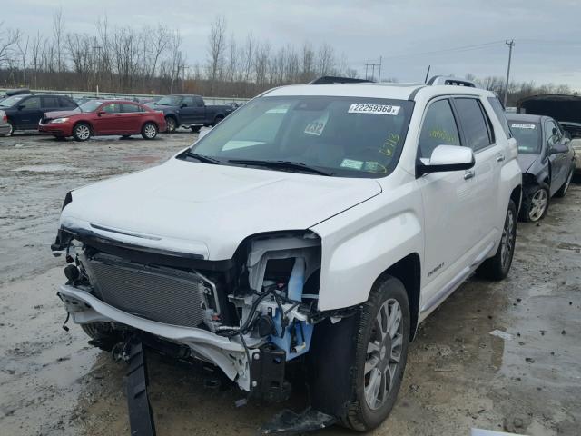 2GKFLVE37G6195845 - 2016 GMC TERRAIN DE WHITE photo 2