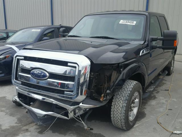 1FT7W2A67BEC54063 - 2011 FORD F250 SUPER BLACK photo 2