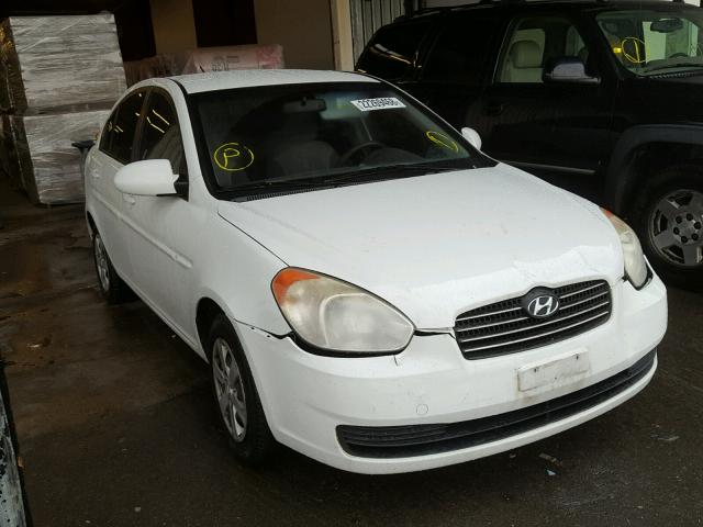 KMHCN46C29U339075 - 2009 HYUNDAI ACCENT GLS WHITE photo 1