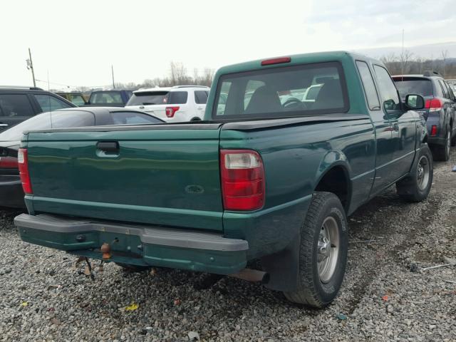 1FTYR14U22TA16293 - 2002 FORD RANGER SUP GREEN photo 4