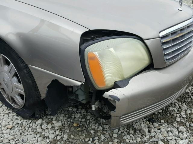 1G6KD54Y63U244214 - 2003 CADILLAC DEVILLE MAROON photo 9